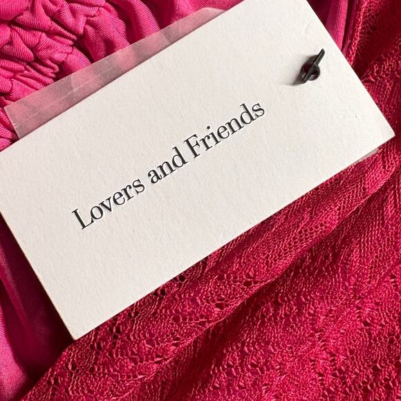 LOVERS‎ and FRIENDS Sharon Jumpsuit in Passion Pink Size XL - Picture 6 of 12